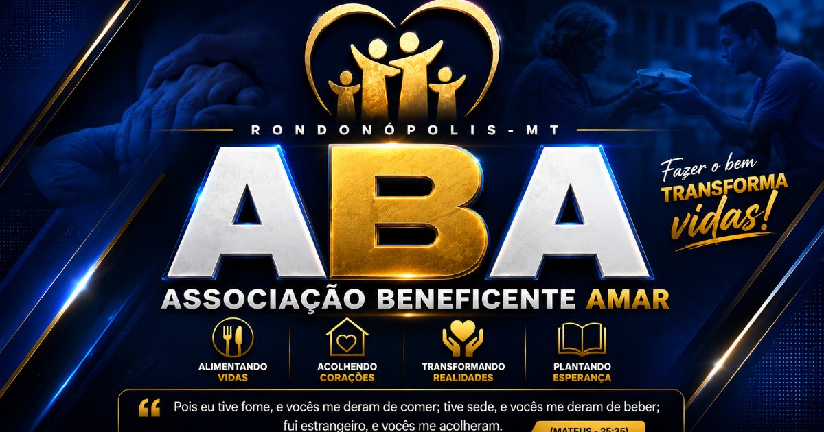 Associação Beneficente Amar retoma atividades e reforça ação solidária em Rondonópolis